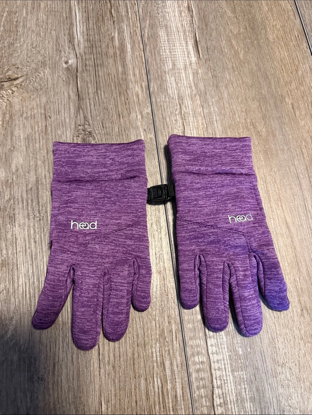 Head Kids Heathered Purple Touchscreen Mittens NWOT
